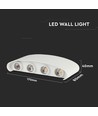 Vt-848 LED Wandleuchte 7W - 3000K, sandweiß
