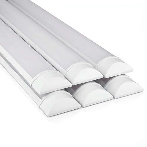 6x 40W komplette LED-Wannenleuchte - 120 cm, 3 Jahre Garantie, 230V