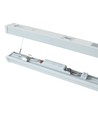 150cm 60W komplette LED-Wannenleuchte, durchverdrahtet - IP20