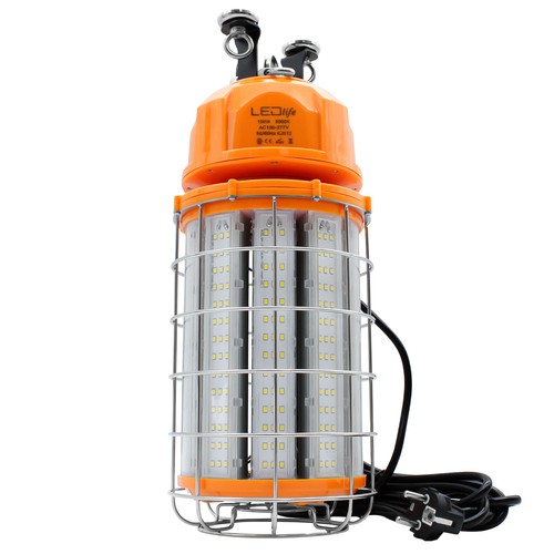 150W LED Arbeitsstrahler mit Magnet und 5m Kabel - 5000K, Schuko-Stecker, Magnetbefestigung