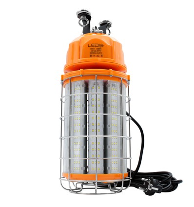 150W LED Arbeitsstrahler mit Magnet und 5m Kabel - 5000K, Schuko-Stecker, Magnetbefestigung