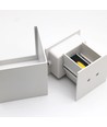LEDlife CUBIC 6W væglampe - Sort, firkantet, op/ned, justerbar, inde / ude, videresløjfning, IP65, inkl. lyskilde