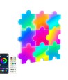 9er-Set Puzzle RGBIC Wandleuchte - Komplettset mit 9 Teilen