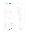 6er-Set Puzzle RGBIC Wandleuchten - Komplettset mit 6 Teilen