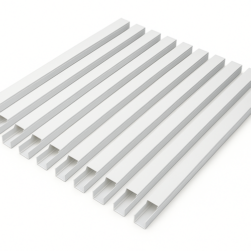 10 Stk. 25x16 Kabelkanal selbstklebend - Weiß, 25x16mm, Länge 2m