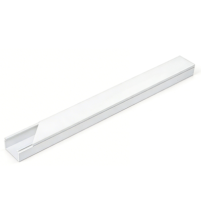 40x25 Kabelkanal mit Klebeband - Weiß, 40x25mm, Länge 2m