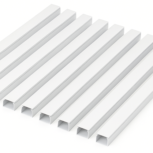 10 Stk. 40x25 Kabelkanal selbstklebend - Weiß, 40x25mm, Länge 2m