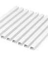 10 Stk. 40x25 Kabelkanal selbstklebend - Weiß, 40x25mm, Länge 2m