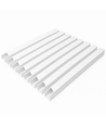 10 Stk. 40x40 Kabelkanal selbstklebend - Weiß, 40x40mm, Länge 2m