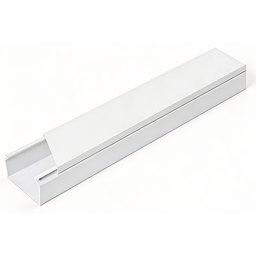60x40 Kabelkanal mit Klebeband - Weiß, 60x40mm, Länge 2m