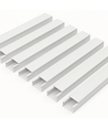 10 Stk. 60x40 Kabelkanal selbstklebend - Weiß, 60x40mm, Länge 2m