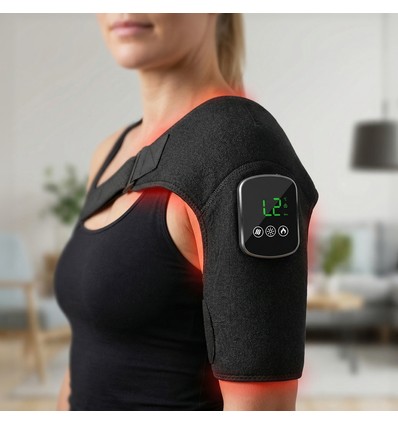 Lichttherapie-Bandage für die Schulter - Infrarot, mit Akku