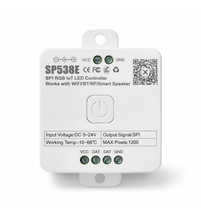 RGBIC SP538E Strip-Controller - Wifi, Bluetooth, RF, 5V/12V/24V