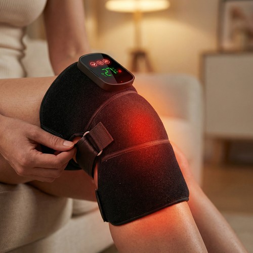 Lichttherapie-Bandage für Knie, Ellbogen usw. - Infrarot, 10W, mit Batterie