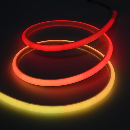 5m Außen RGBIC Neon LED Streifen - 2 Meter Kabel, 10W/m, 576 LEDs pro Meter, 24V, IP67