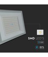 Vt-44109 LED-Strahler 100W - 4000K, weißes Gehäuse