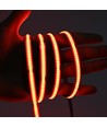 10m 9W/m Roter COB-LED-Streifen - 24V DC, IP20, 320 LED/m