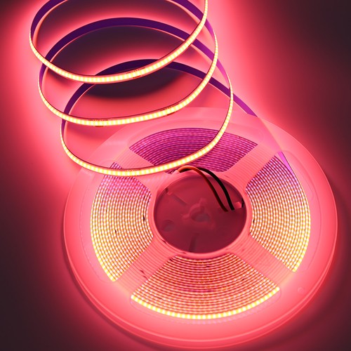 10m 9W/m Pink COB-LED-Streifen - 24V DC, IP20, 320 LED/m