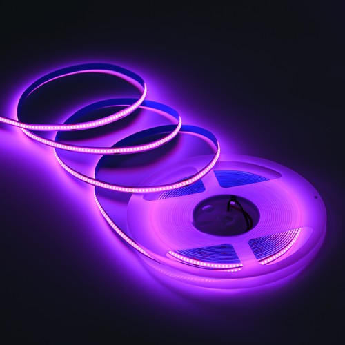10m 9W/m Lila COB-LED-Streifen - 24V DC, IP20, 320 LED/m