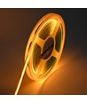 10m 9W/m Goldgelber COB-LED-Streifen - 24V DC, IP20, 320 LED/m