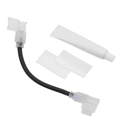 15 cm wasserdichtes Verbindungsstück für 230V LED-Strip (Slim COB) - Ideal für Ecken