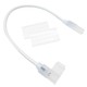 30 cm Verbindungsstück für 230V LED-Streifen (Slim COB) - Perfekt für Ecken, 230V