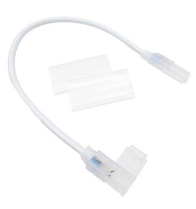 30 cm Verbindungsstück für 230V LED-Streifen (Slim COB) - Perfekt für Ecken, 230V
