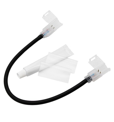 30 cm wasserdichtes Verbindungsstück für 230V LED-Streifen (Slim COB) - Perfekt für Ecken, Pfosten usw., 230V