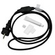 2m Wasserdichter Anschluss für 230V LED Strip (Slim COB) - Inkl. Endkappe, 230V