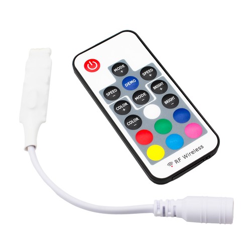 Mini RGB Controller inkl. Fernbedienung - 12V (72W), 24V (144W)