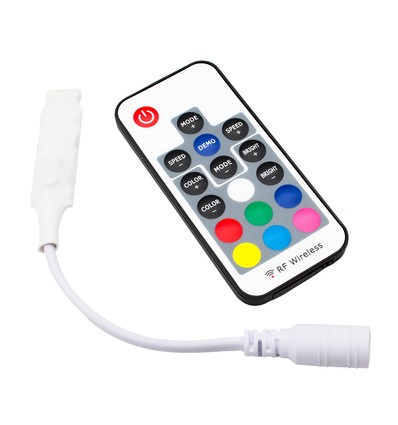 Mini RGB Controller inkl. Fernbedienung - 12V (72W), 24V (144W)