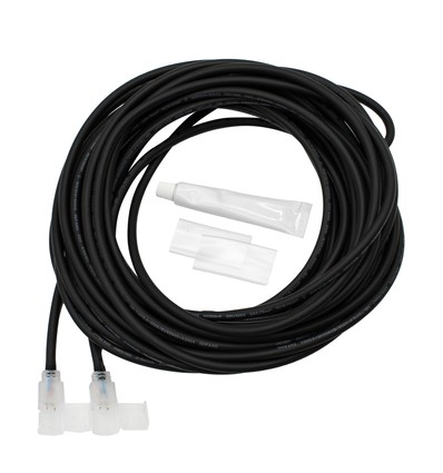 6 m wasserdichtes Verbindungsstück für 230V LED Strip (Slim COB) - Inkl. Endkappe, 230V