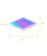 9 Stk. RGBIC Diamant Wandleuchten - Komplettset mit 9 Paneelen
