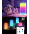 RGBIC+CCT LED Tisch/Nachttischlampe - Weiß, Touch-Steuerung, IP20 Innenbereich