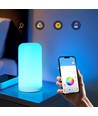 RGBIC+CCT LED Tisch/Nachttischlampe - Weiß, Touch-Steuerung, IP20 Innenbereich