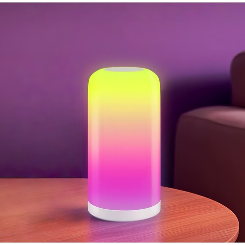RGBIC+CCT LED Tisch/Nachttischlampe - Weiß, Touch-Steuerung, IP20 Innenbereich
