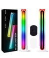 2 Stk. RGBIC Infinite Ambient Light Bar Weiß - 24cm, Bluetooth, 5W