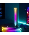 2 Stk. RGBIC Infinite Ambient Light Bar Weiß - 24cm, Bluetooth, 5W