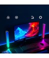 2 Stk. RGBIC Infinite Ambient Light Bar Weiß - 24cm, Bluetooth, 5W