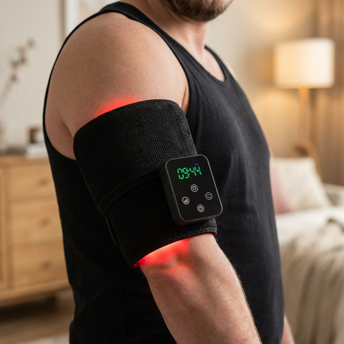 Lichttherapie-Gürtel für Nacken, Lendenbereich usw. - Infrarot, 10W, mit Batterie