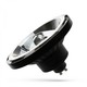 GU10 10W LED-Spot - AR111, 20° Abstrahlwinkel, 5 Jahre Garantie, schwarzes Gehäuse