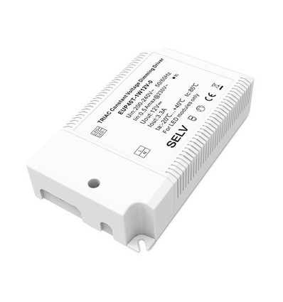 40W / 12V DC dimmbares Netzteil - 3,3A, Triac, IP20
