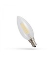 E14 4W LED Kerzenlampe - C35, Filament, Klarglas