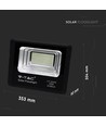 V-Tac 200W Solar LED-Fluter - 40W Solarpanel, 6000K, IP65
