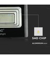 V-Tac 200W Solar LED-Fluter - 40W Solarpanel, 6000K, IP65