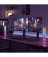 2 Stk. RGBIC Infinite Ambient Light Bar Weiß - 24cm, Bluetooth, 5W