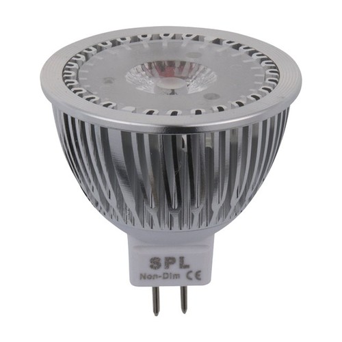 GU5.3 4W LED-Leuchtmittel, 12-25V - 410lm, MR16, 4000K, AC/DC