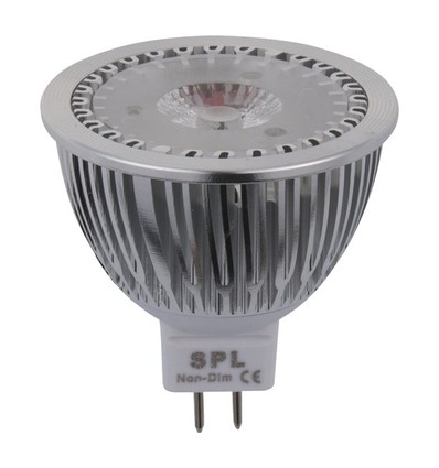 GU5.3 4W LED-Leuchtmittel, 12-25V - 410lm, MR16, 4000K, AC/DC
