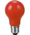 E27 1W LED Filament Lampe - A60, Rot, Party Colour Premium
