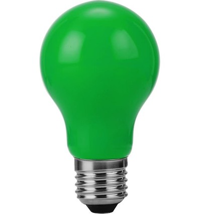 E27 1W LED Filament Lampe - A60, Grün, Party Colour Premium